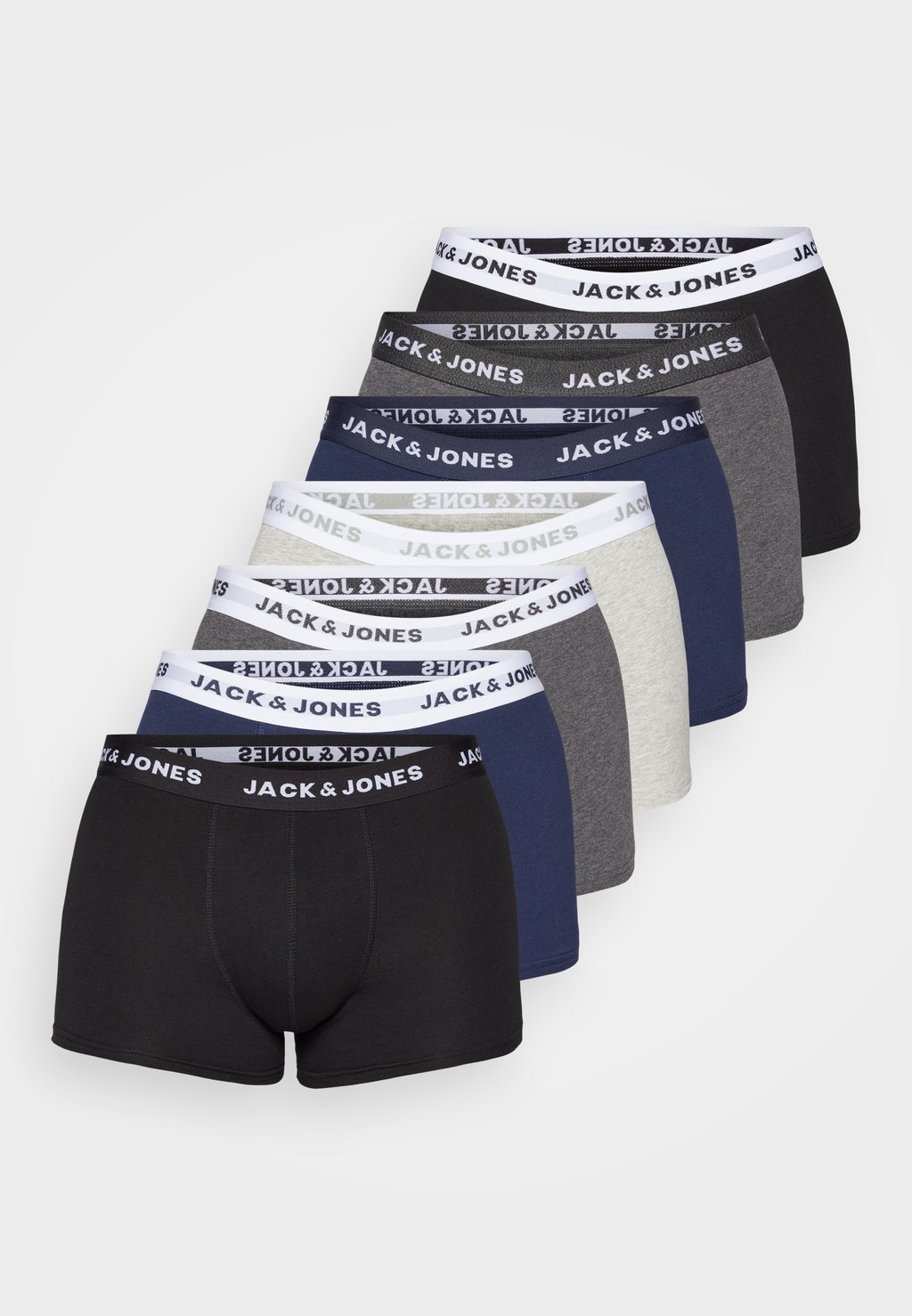 

Трусы Jacbasic Trunks 7 Pack Jack & Jones, серый