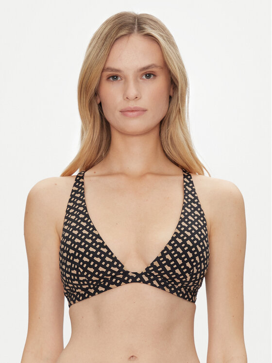 

Верх бикини стандартный крой Bb Monogram 50535257 Boss, черный