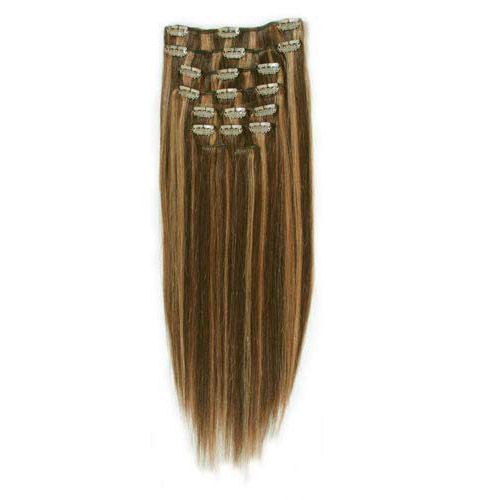 

Накладные волосы fashiongirl clip-in extensions #60 platinblond - 65 cm Fashiongirl, #4/27 dunkelblond mix - 65 cm, количество 1 шт.