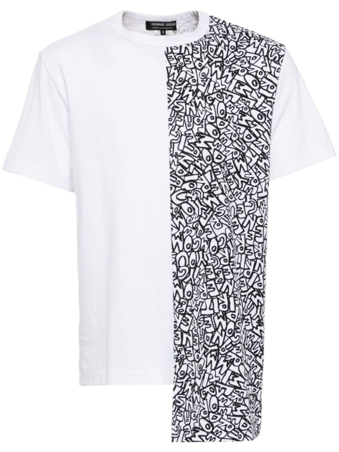 

Comme des Garçons Homme Deux футболка из хлопка с графическим принтом, белый