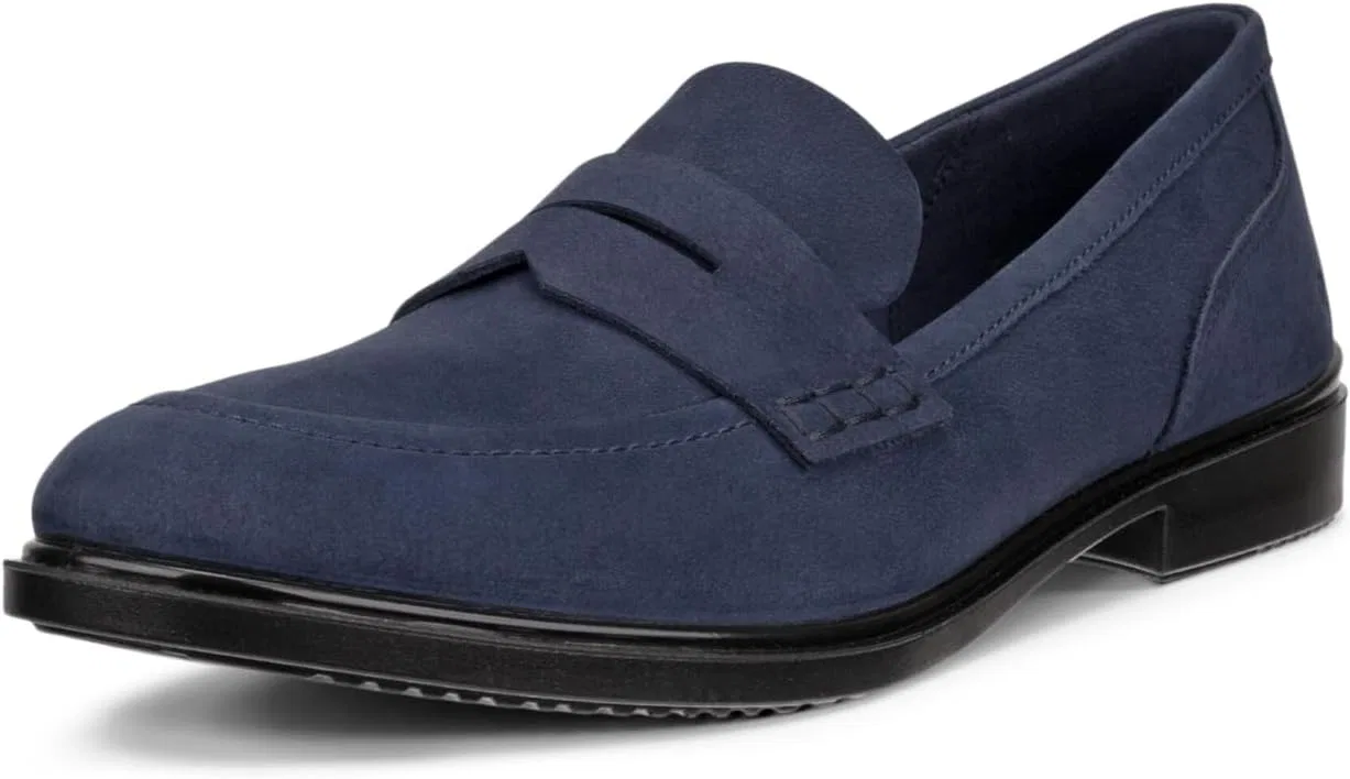 Мужские классические туфли ECCO за 15 пенсов, Navy Nubuck