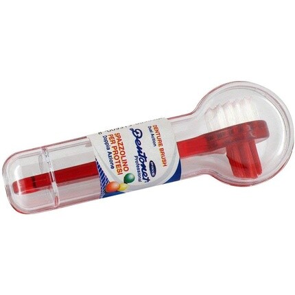 

Щетка для протезов Dentonet, маленькая, с дорожной коробкой Prothesenbürste