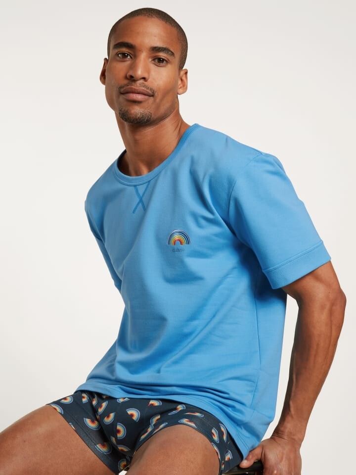 

Футболка Calida Shirt, цвет azurit blue