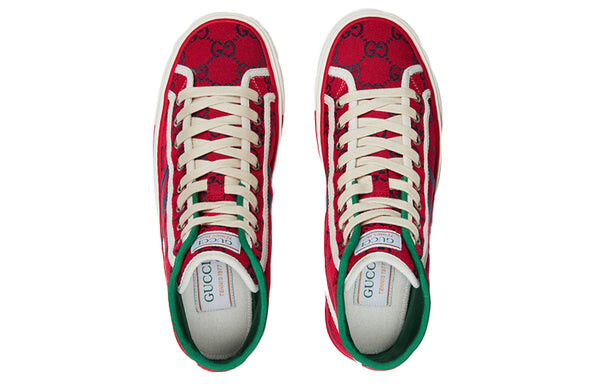 Кроссовки GUCCI Tennis 1977 High Top Sneakers 'Red', красный — фото 3