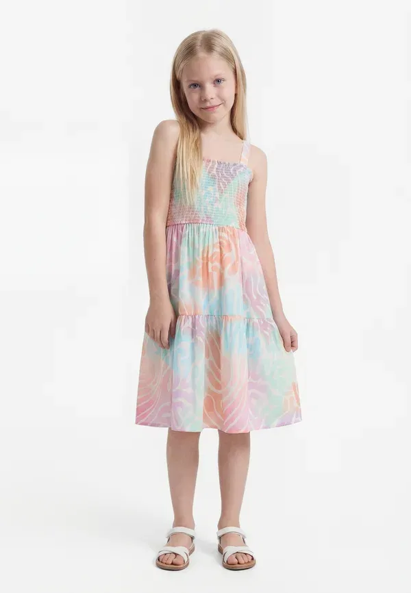 Платье тканевое повседневное Stella Mccartney Kids, разноцветное