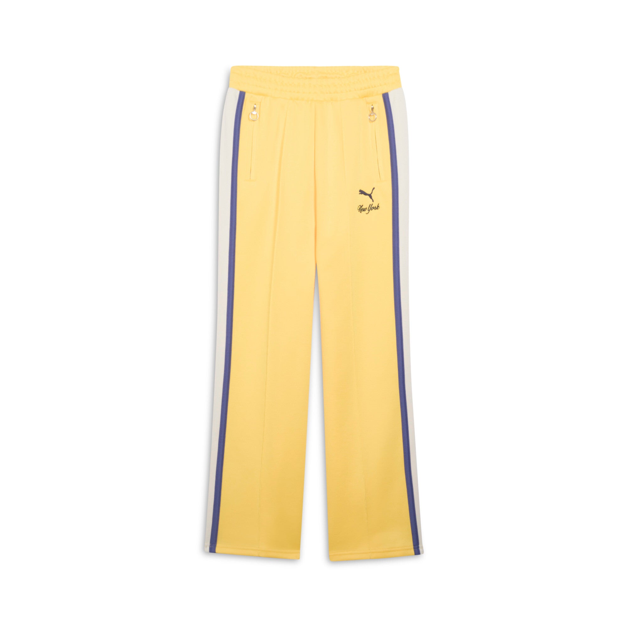 

Женские спортивные штаны PUMA T7 Bright Lights NYC Flagship, цвет sunny yellow