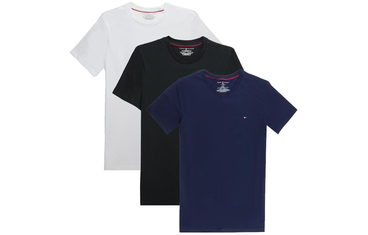 Tommy Hilfiger Мужская футболка, Белый 100 — фото 3