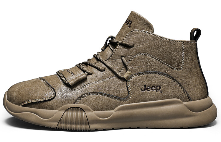 

Кроссовки Jeep Lifestyle Shoes Men Mid-top Coir Brown, коричневый