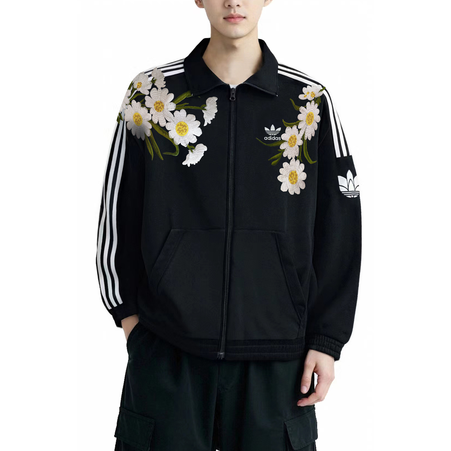 Куртка RT TT U2 Unisex Adidas Originals, черный — фото 4