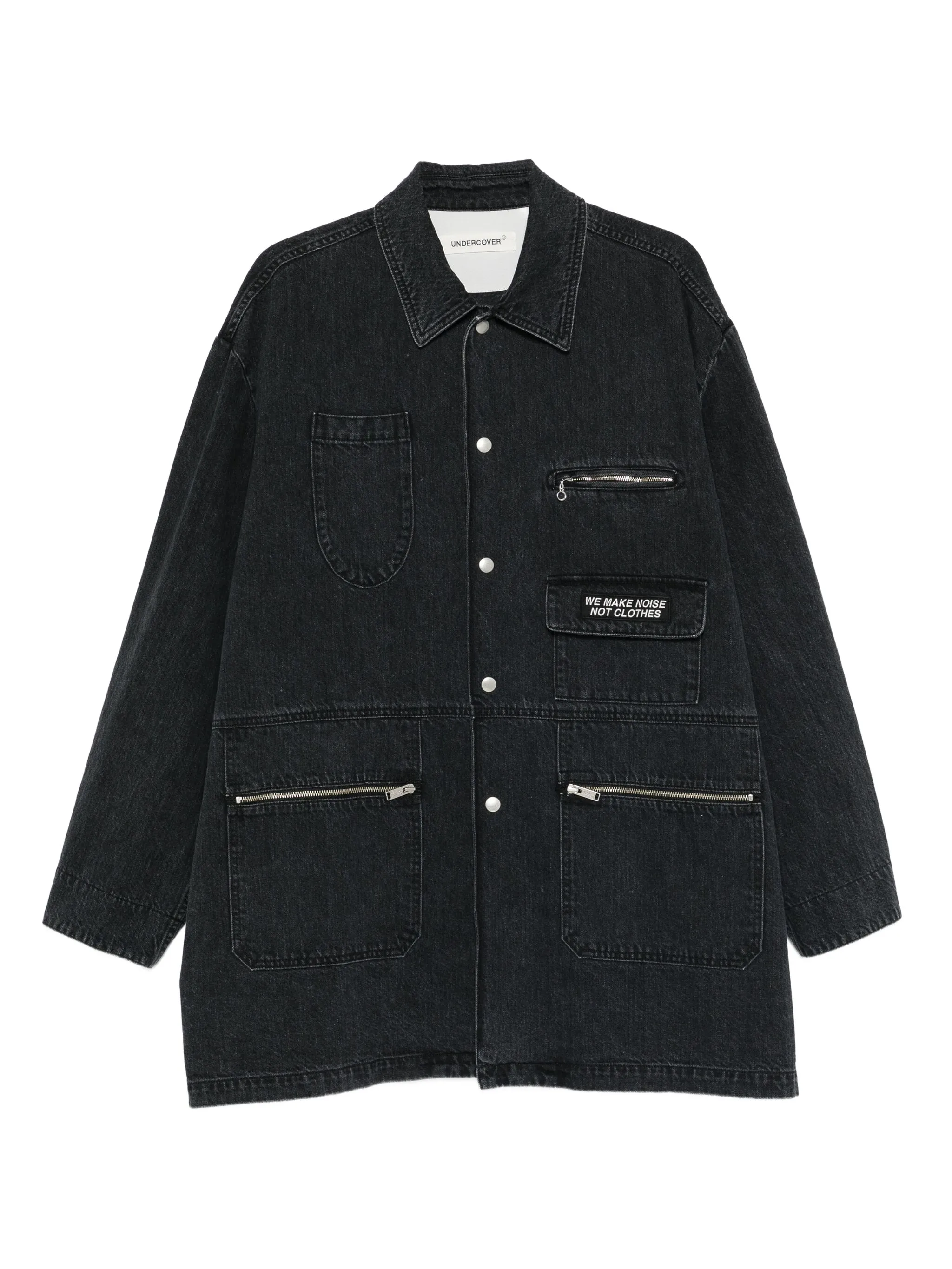 

Джинсовая куртка с надписью Undercover, серый