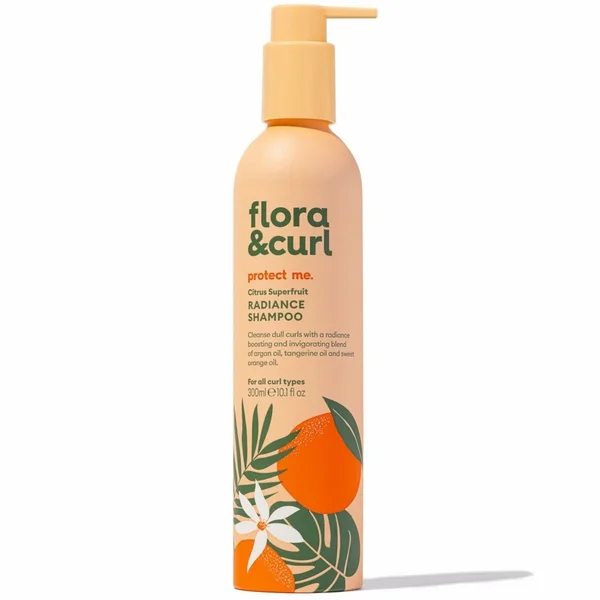 

Шампунь для сияния цитрусовых суперфруктов Flora & Curl, 300 мл.