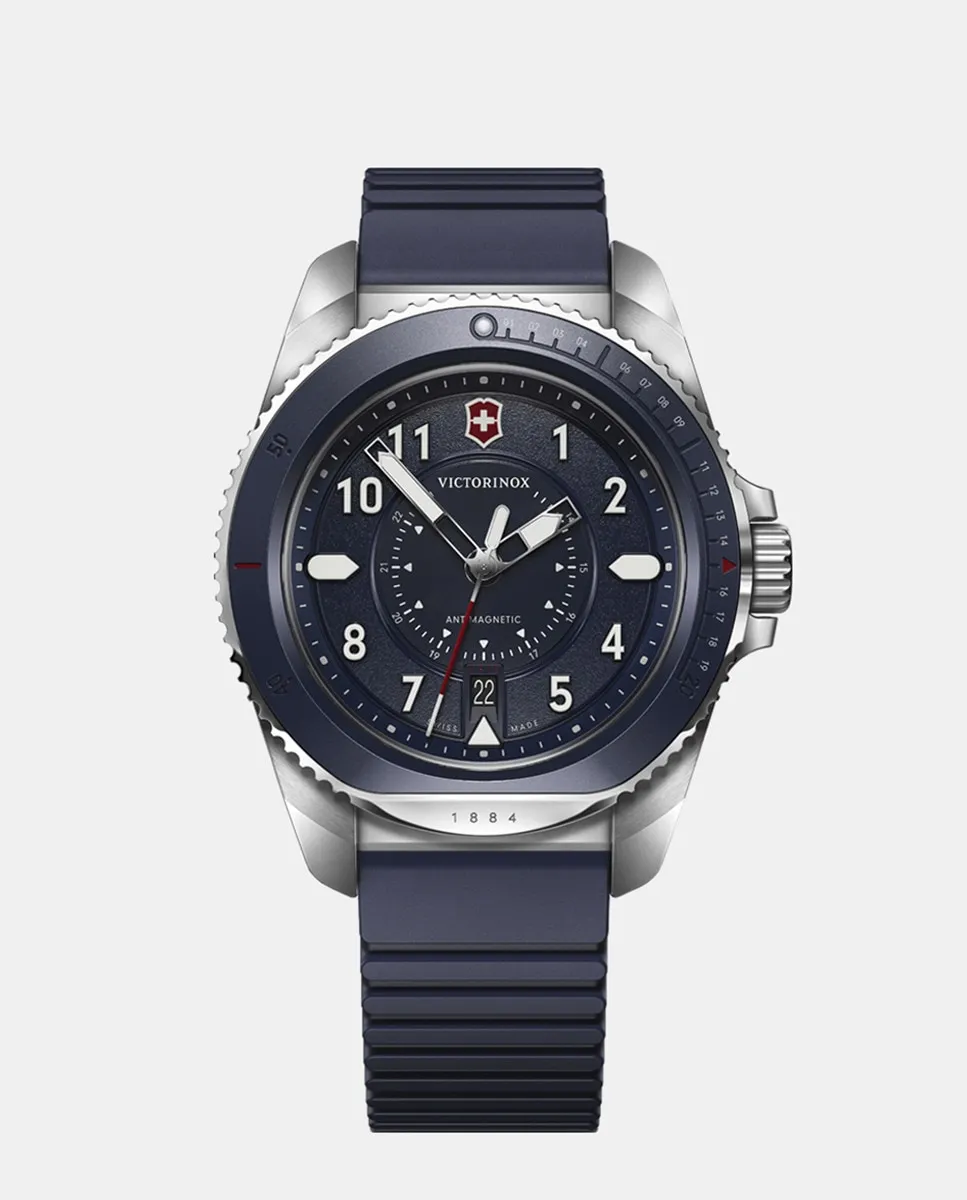 

Journey 1884 V241975 Мужские часы из синей резины Victorinox, синий