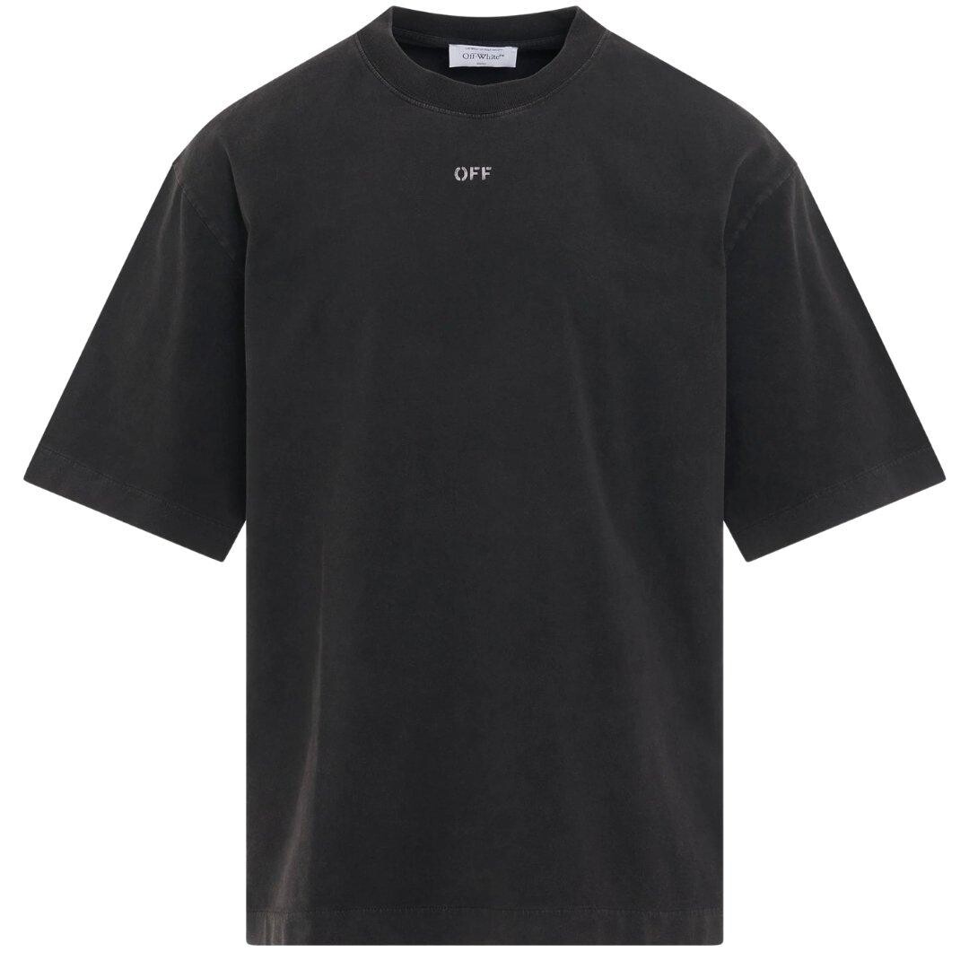 

Черная футболка Bacchus Skate Fit Off-White, черный