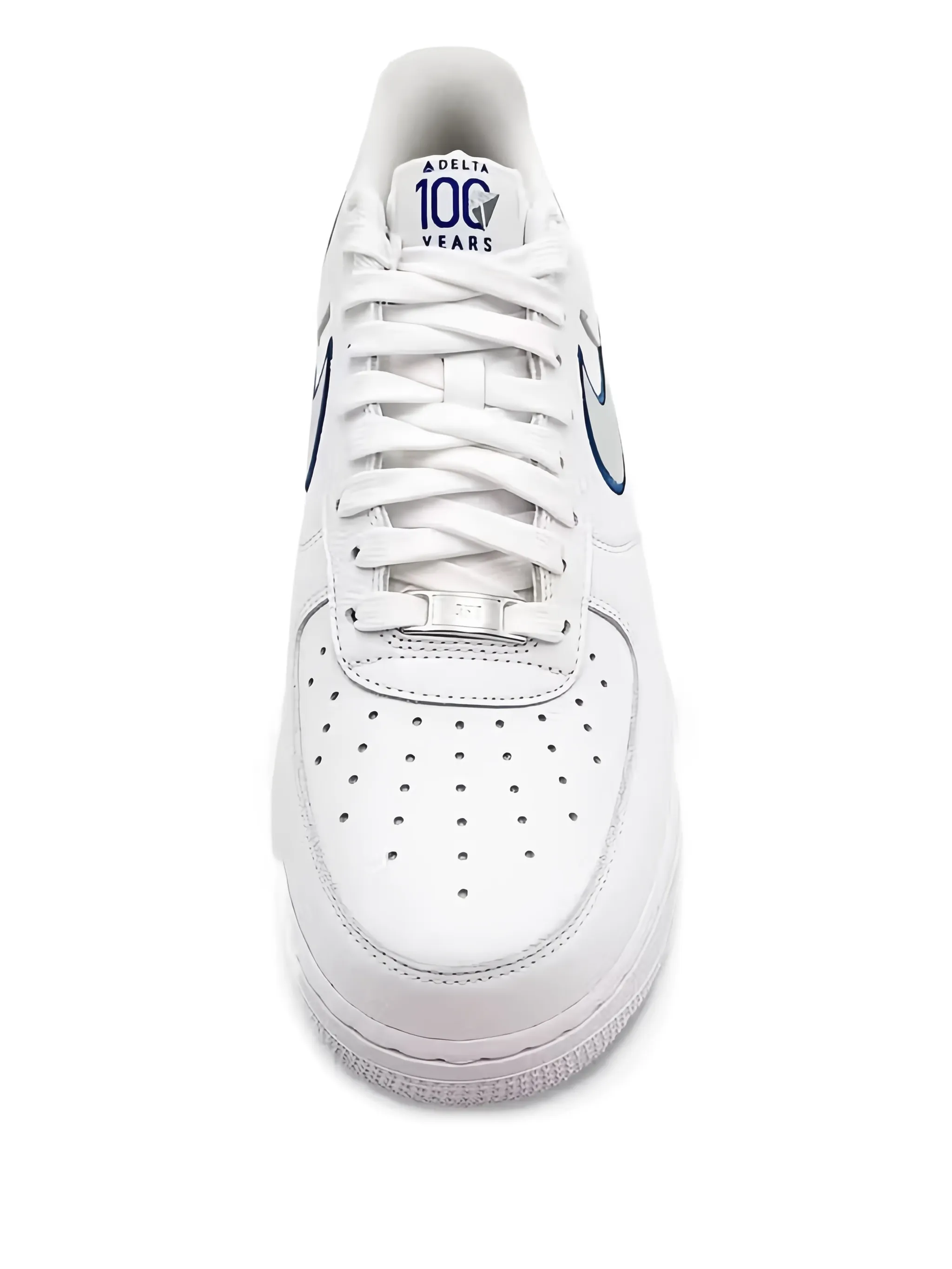 Кроссовки к 100-летию Air Force 1 Low Del Air Lines Nike, белый — фото 2