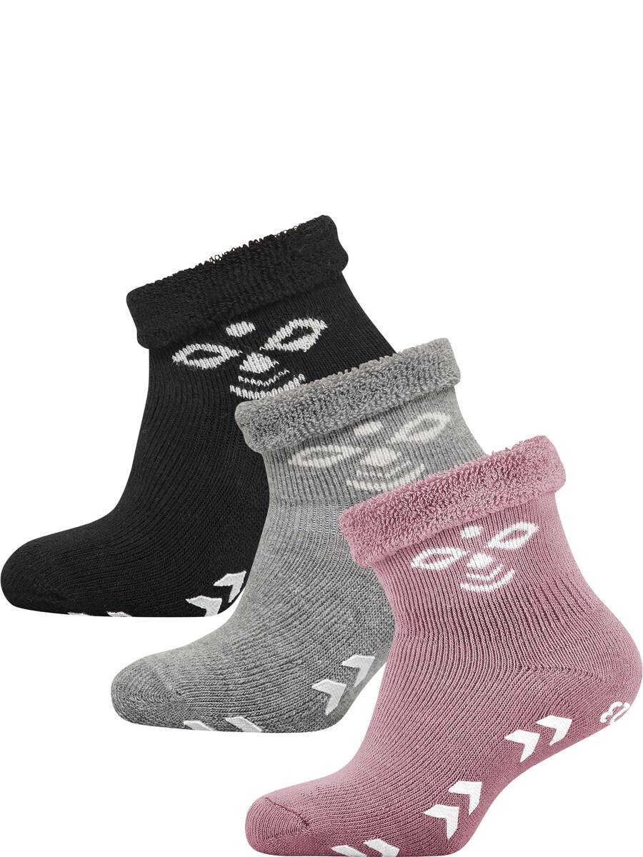 

Носки Hummel Socks, пятнистый серый/розовый/черный