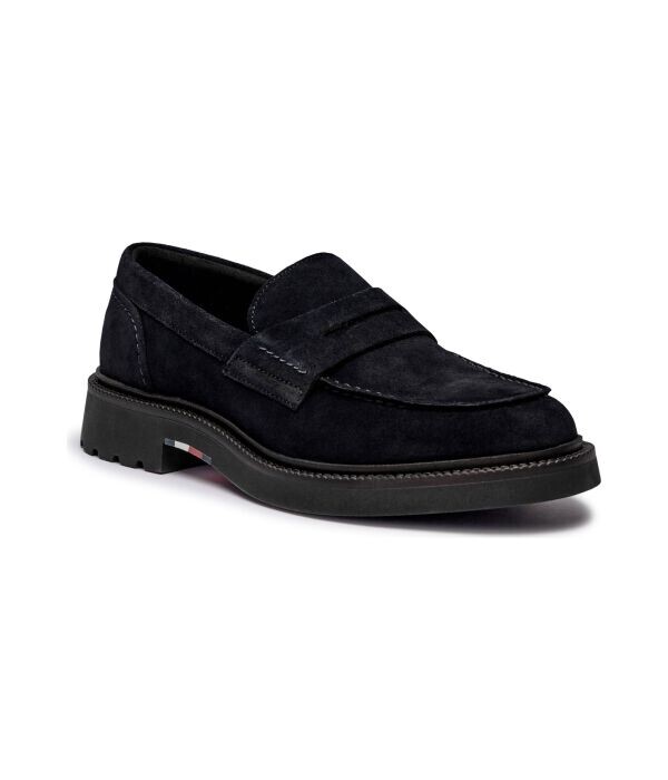 

Лоферы мужские Tommy Hilfiger замшевые, черный