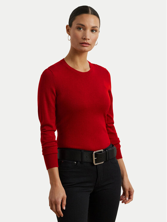 

Облегающий свитер 200919114016 Lauren Ralph Lauren, красный