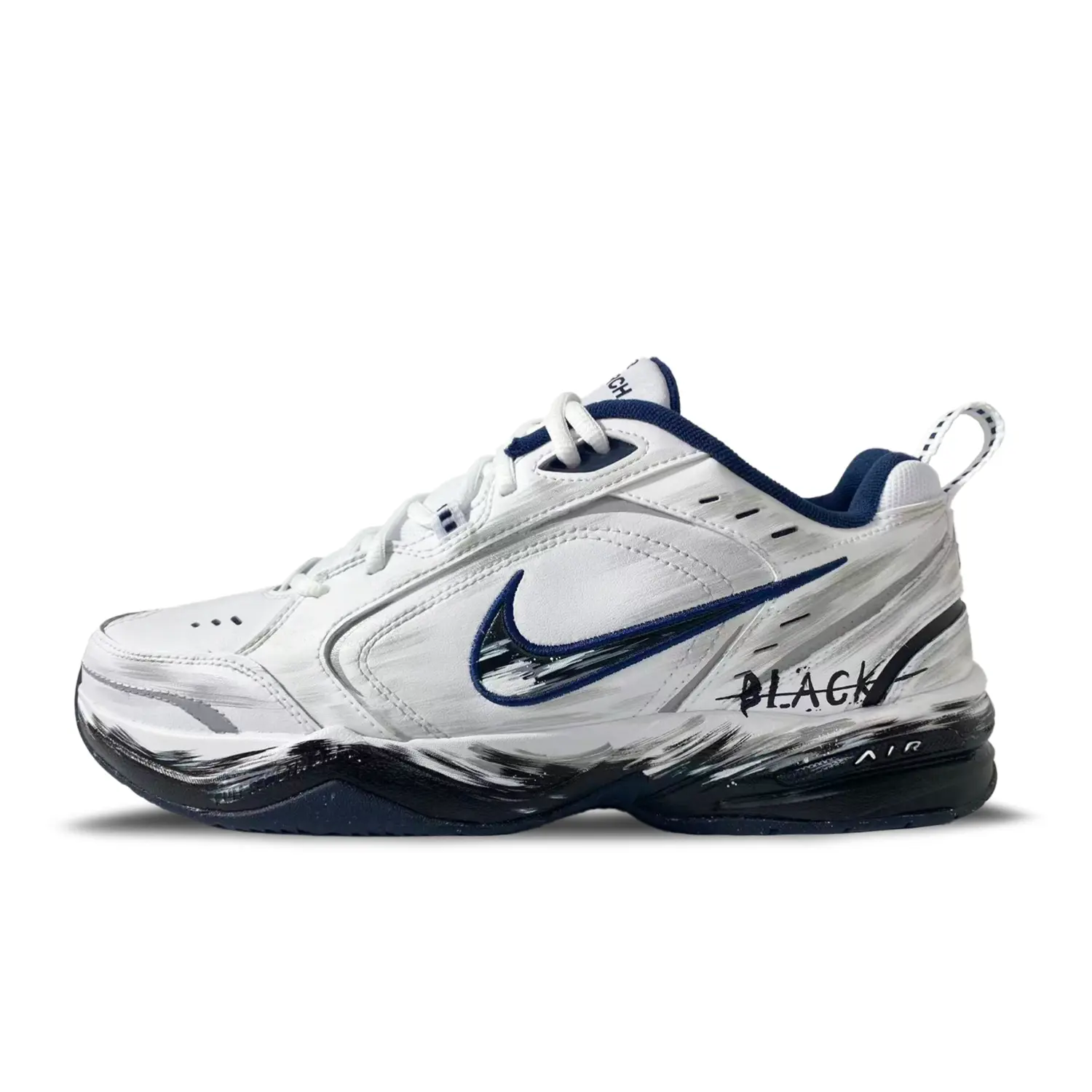 

Кроссовки Air Monarch 4 Abrasion Resistant Low top Chunky Sneakers Unisex Nike, серый черный