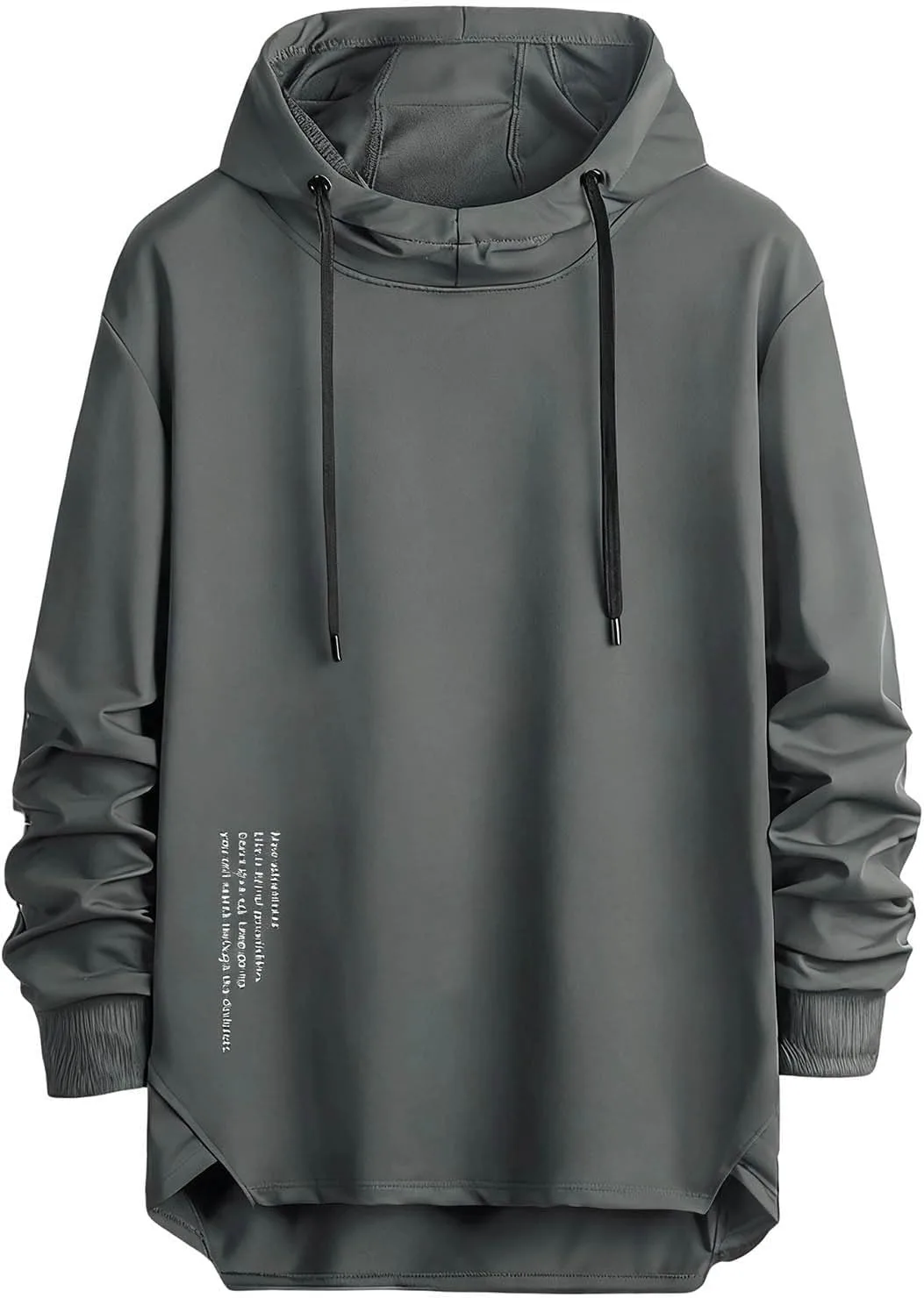 

Мужской худи свободного кроя мягкий легкий с длинным рукавом