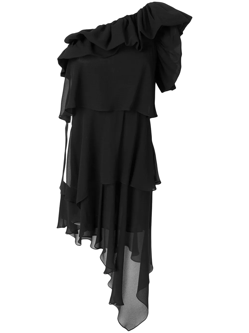

Платье на одно плечо Givenchy, черный