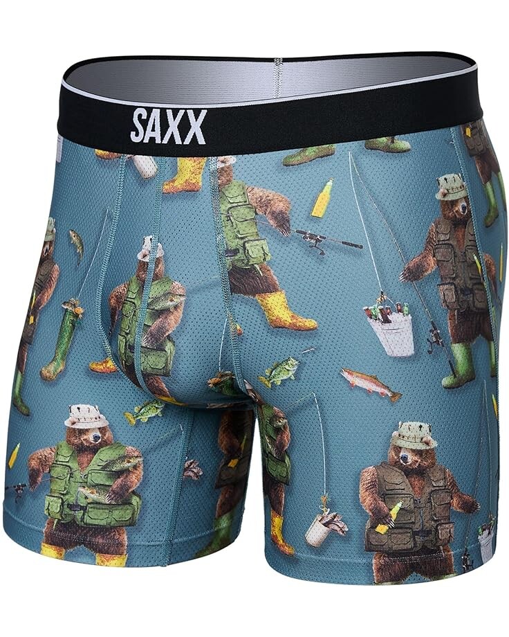 

Боксеры SAXX UNDERWEAR Volt Breathable Mesh, цвет Water Foul/Washed Teal