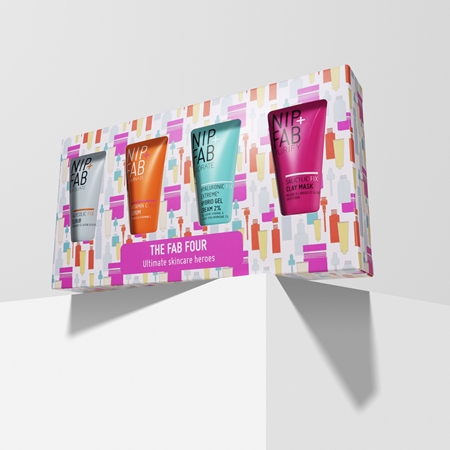 Набор для ухода за кожей лица NIP+FAB The Fab Four Best Sellers Mix, 4× 20 ml — фото 2