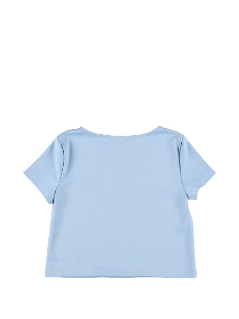 Плиссированный комплект из топа и юбки Polo Ralph Lauren Kids, синий — фото 4