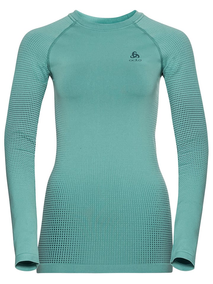 

Функциональная майка "Performance Warm Eco" бирюзового цвета Odlo