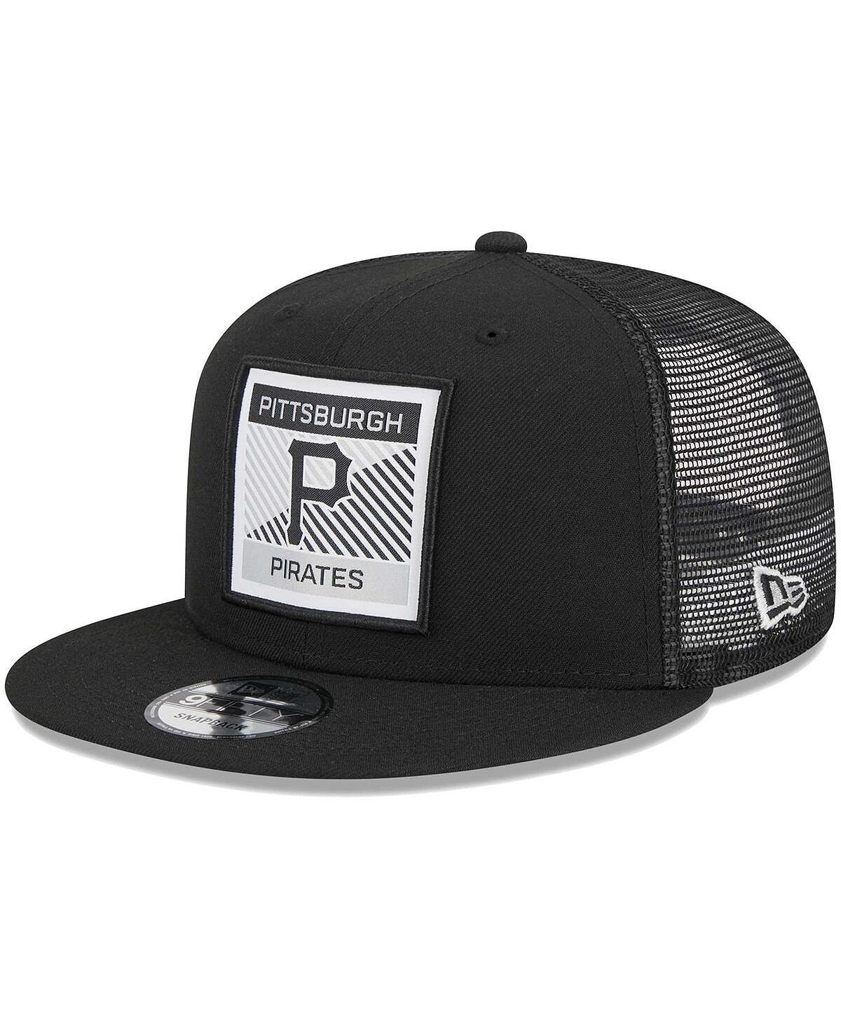 

Мужская черная кепка Snapback Pittsburgh Pirates Scratch Squared Trucker 9FIFTY New Era