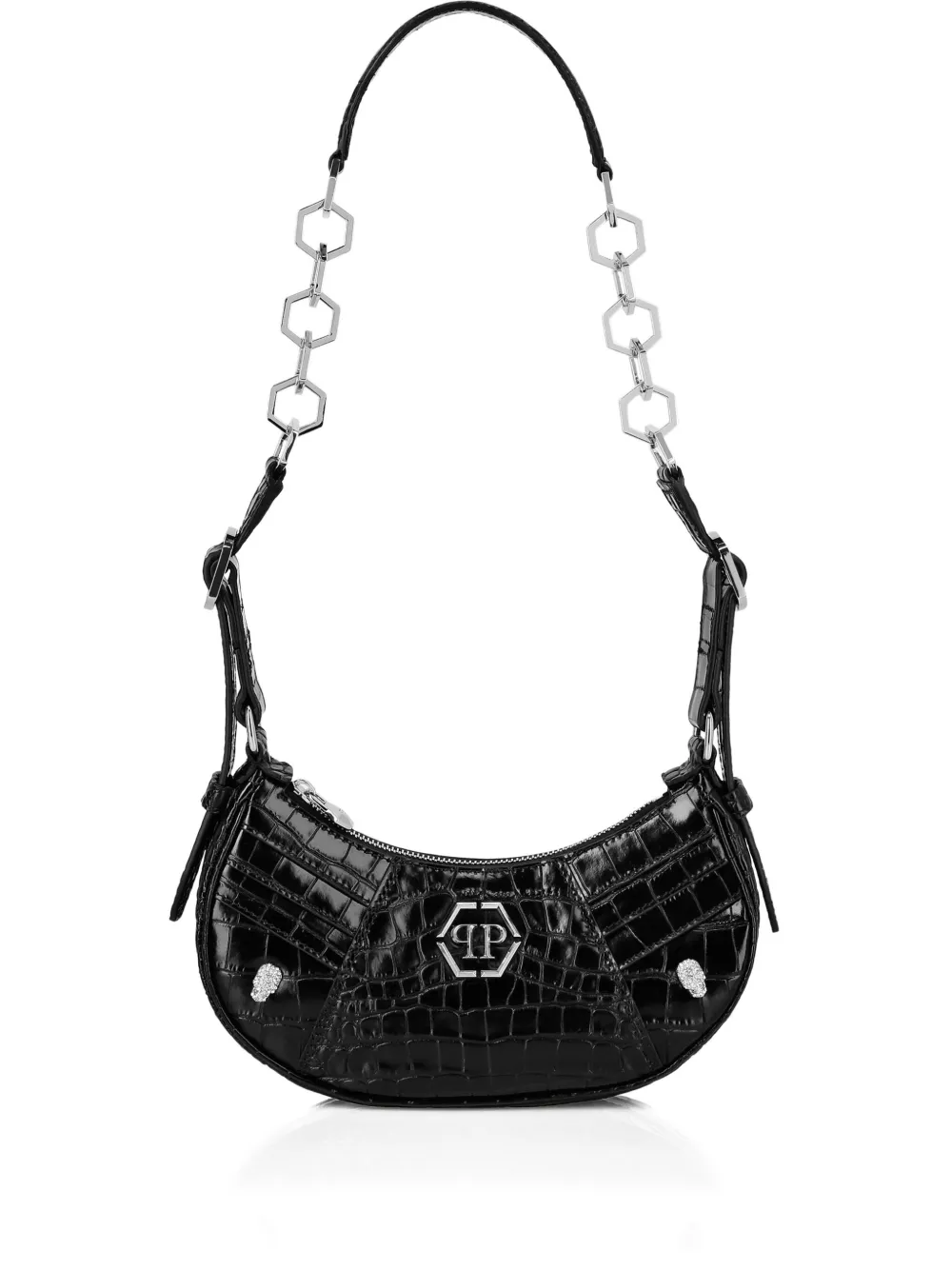 

Сумка на плечо с логотипом Philipp Plein, черный