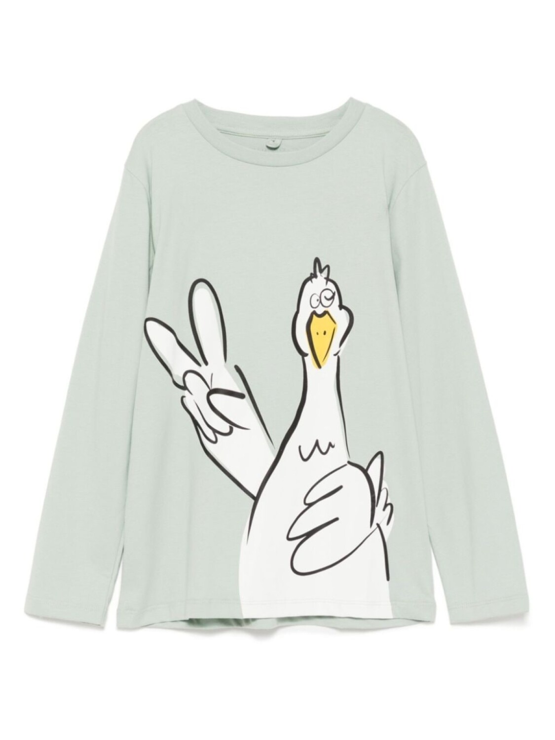 

Футболка с графическим принтом Stella McCartney Kids, зеленый