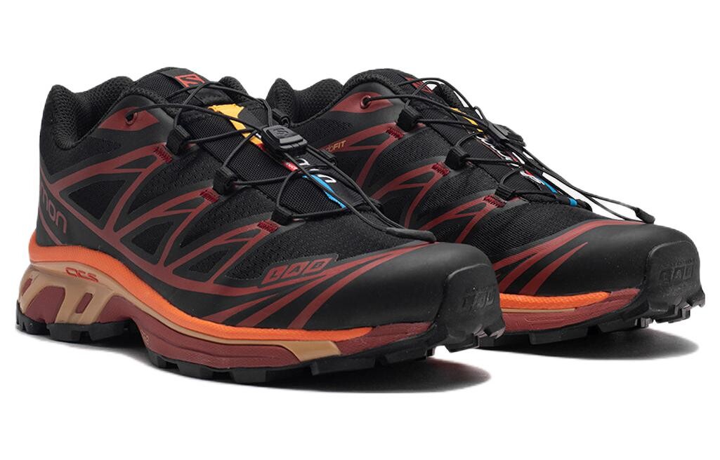 Кроссовки Salomon Hiking Unisex, черный/темно-красный — фото 3