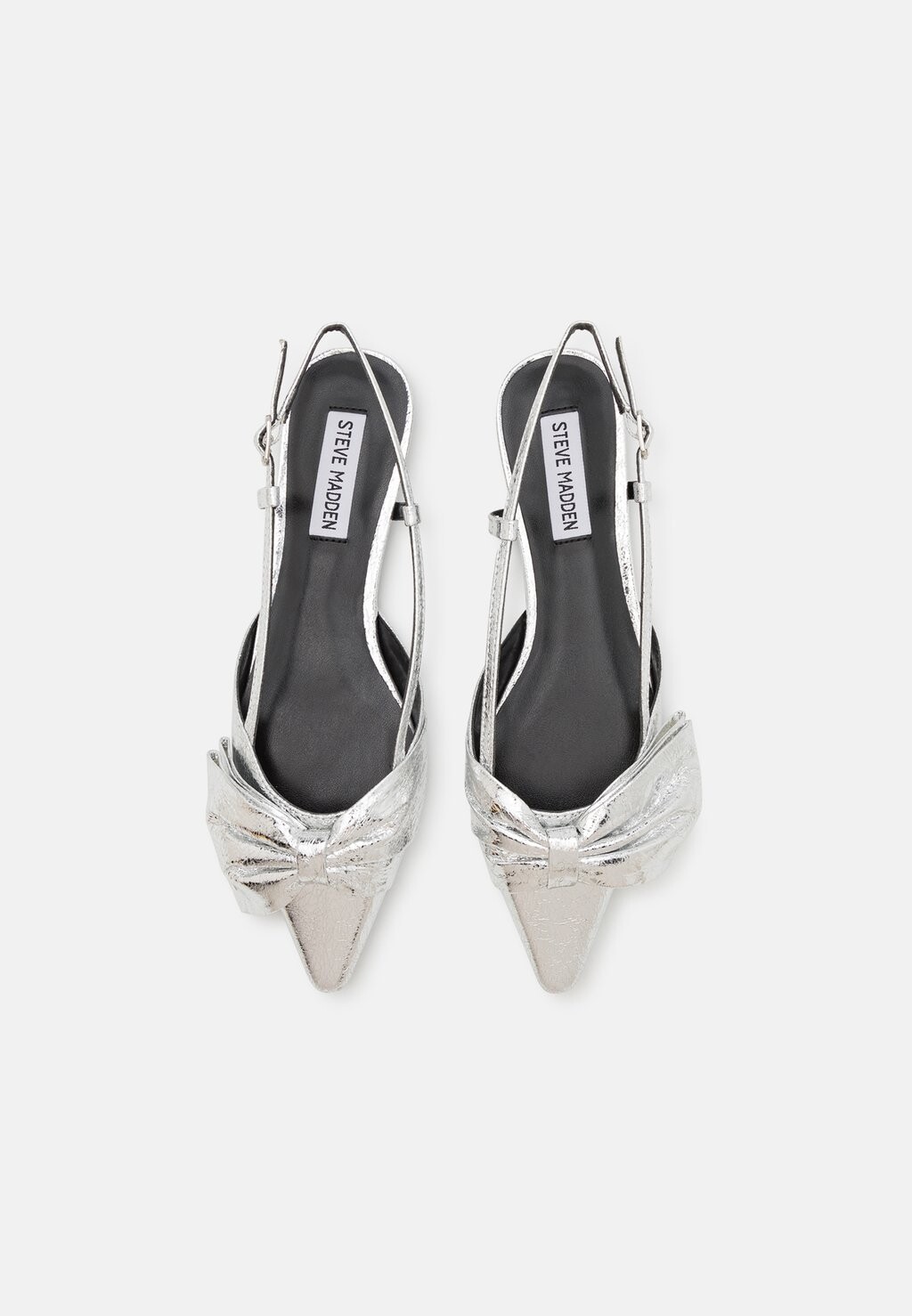 Туфли-лодочки с открытой пяткой DAZZLED Steve Madden, серебристый