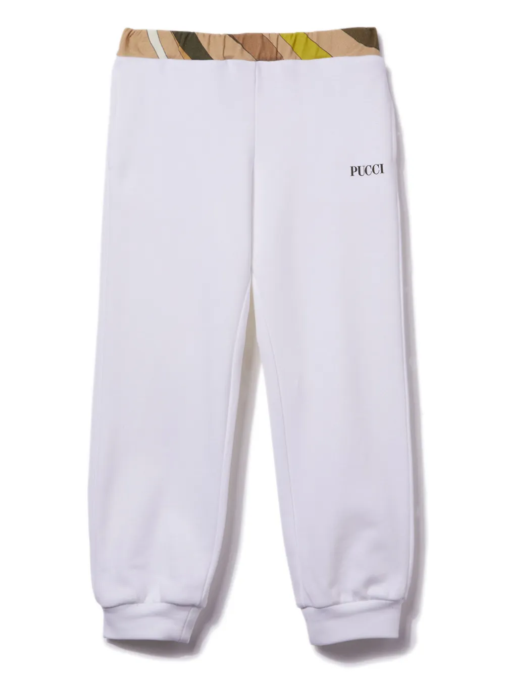 

Спортивные брюки с логотипом PUCCI Junior, белый