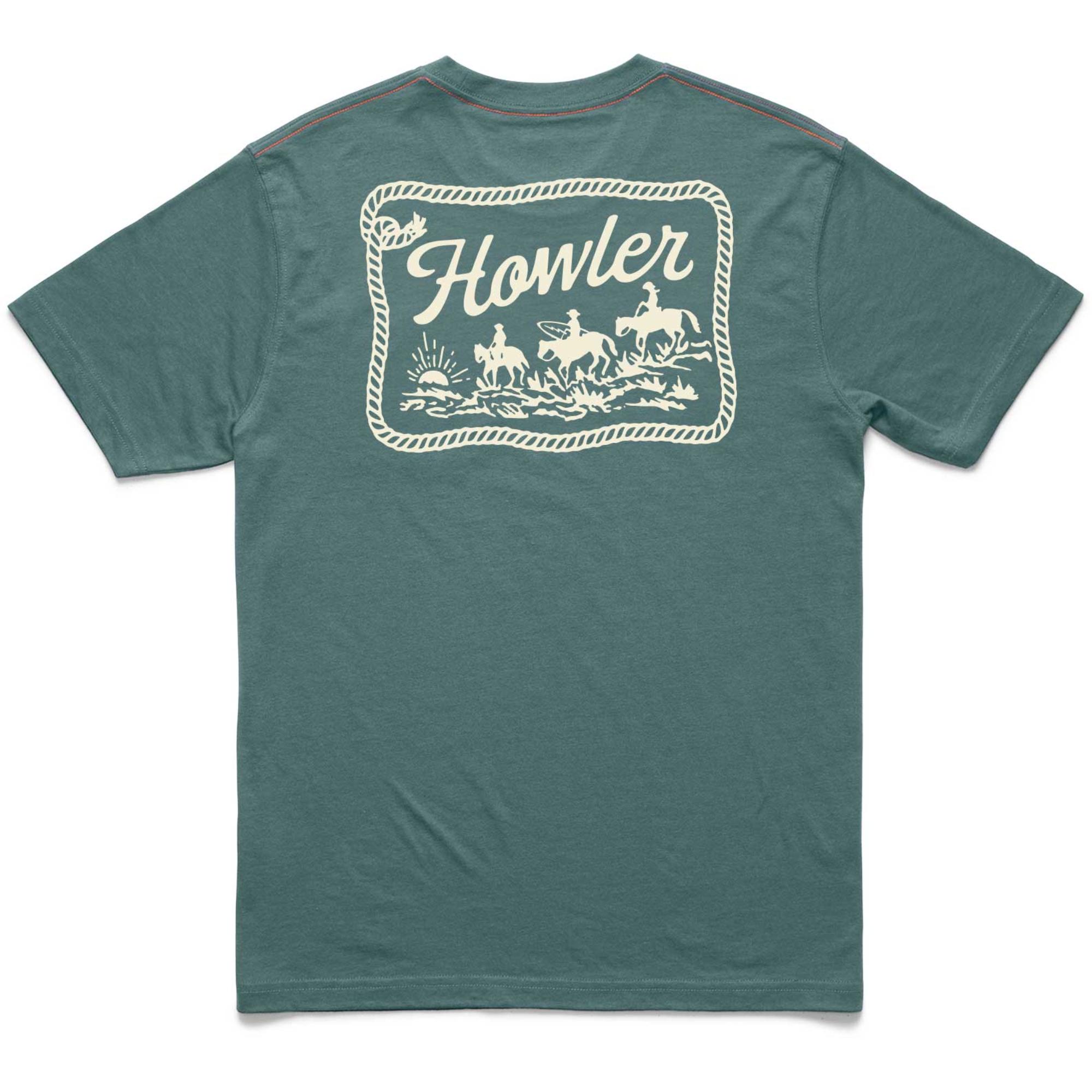 

Мужская футболка с коротким рукавом Howler Brothers, Howler Posse/Fern Green, Зеленый, Мужская футболка с коротким рукавом Howler Brothers, Howler Posse/Fern Green