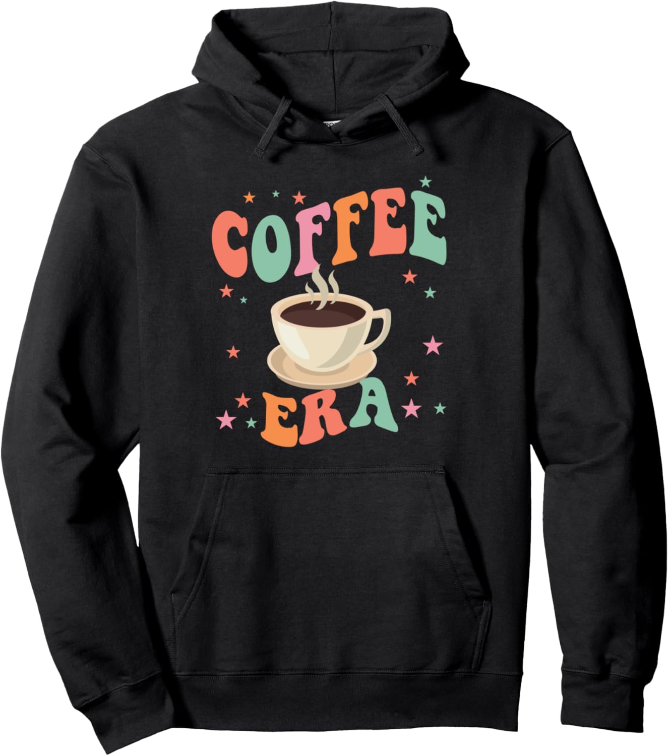 

Кофейная эра, кофейная толстовка Coffee Merch & Coffee Lover Gift, черный