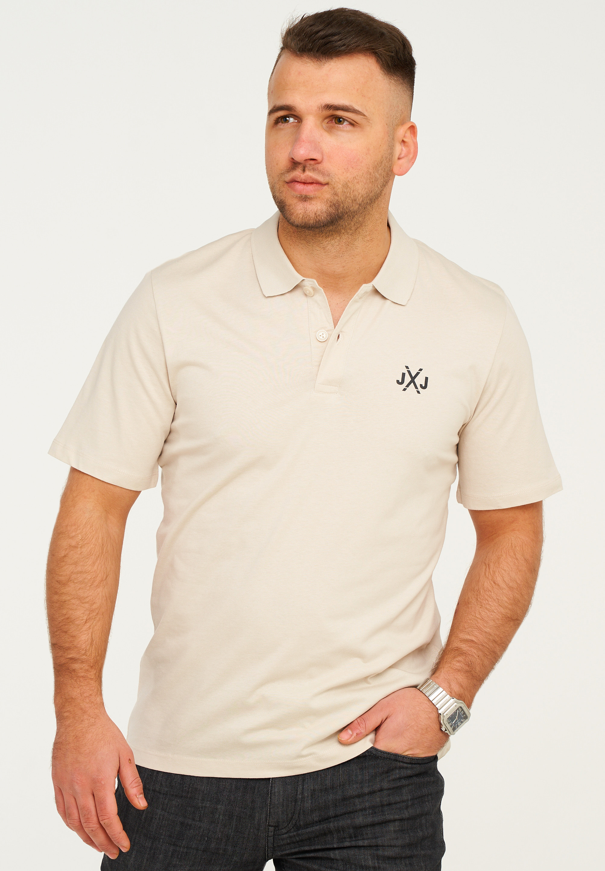 

Поло Jack & Jones RISE INFINITY POLO, цвет Moonbeam