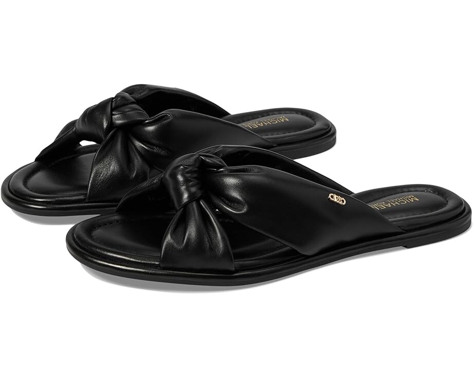 

Сандалии MICHAEL Michael Kors Elena Flat Slide, черный