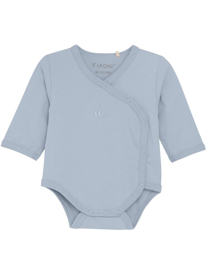 

Fixoni Детский боди-халат "Wrap Body LS" синего цвета