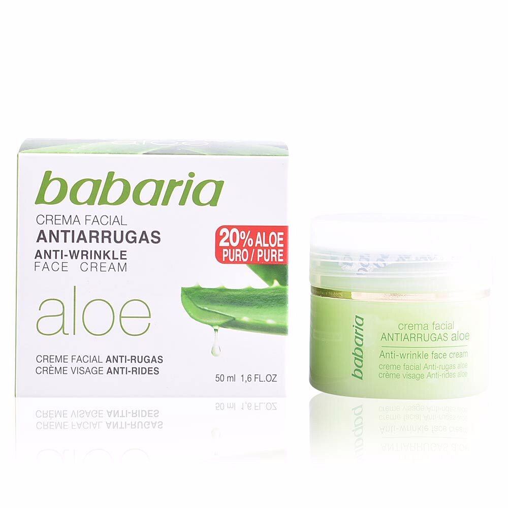 

Крем против морщин Aloe vera crema facial antiarrugas Babaria, 50 мл