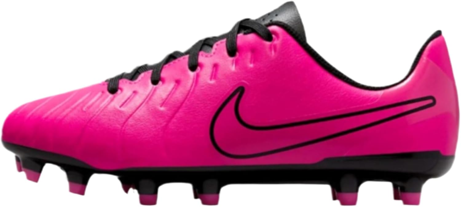 

Детские кроссовки Nike Unisex-Child Jr Legend 10 Club Fg/Mg, черный/розовый