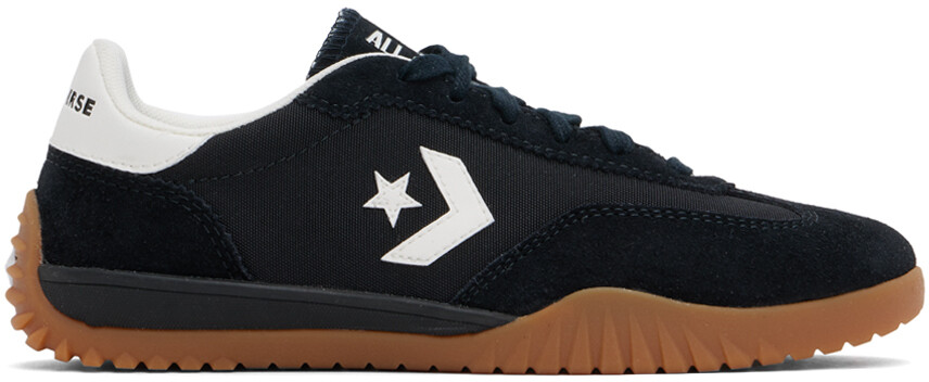 Черные кроссовки Run Star Trainer Low Top Converse, Black/Egret/Honey