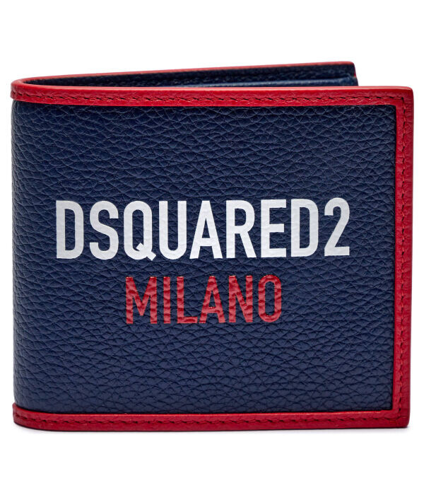 

Кожаный кошелек Dsquared2, синий
