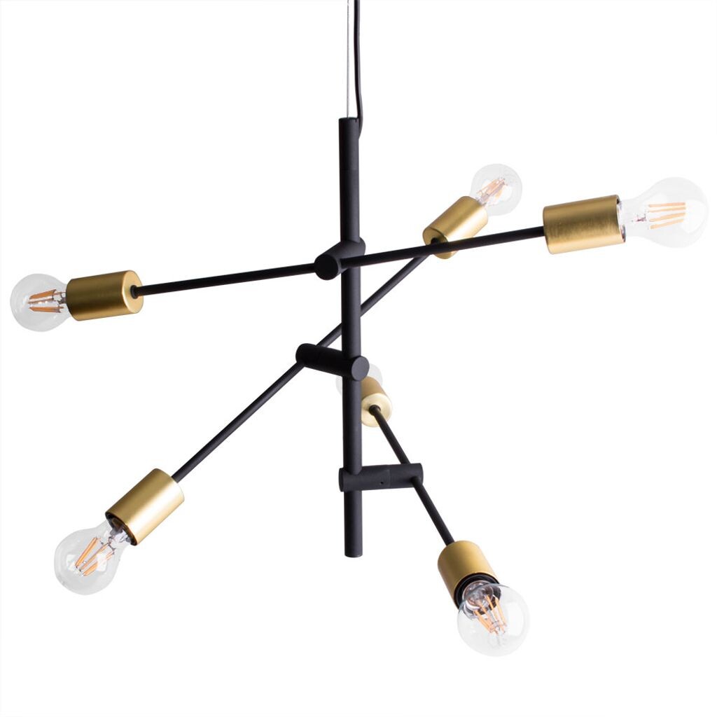 

Trio 306700632 Подвесной светильник 6xE27 черный матовый