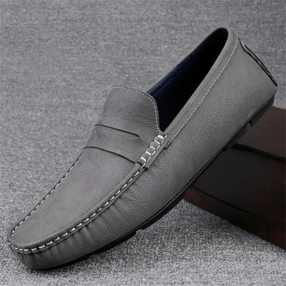 Лоферы мужские кожаные Adhdyuud Penny Loafers, New5 — фото 4
