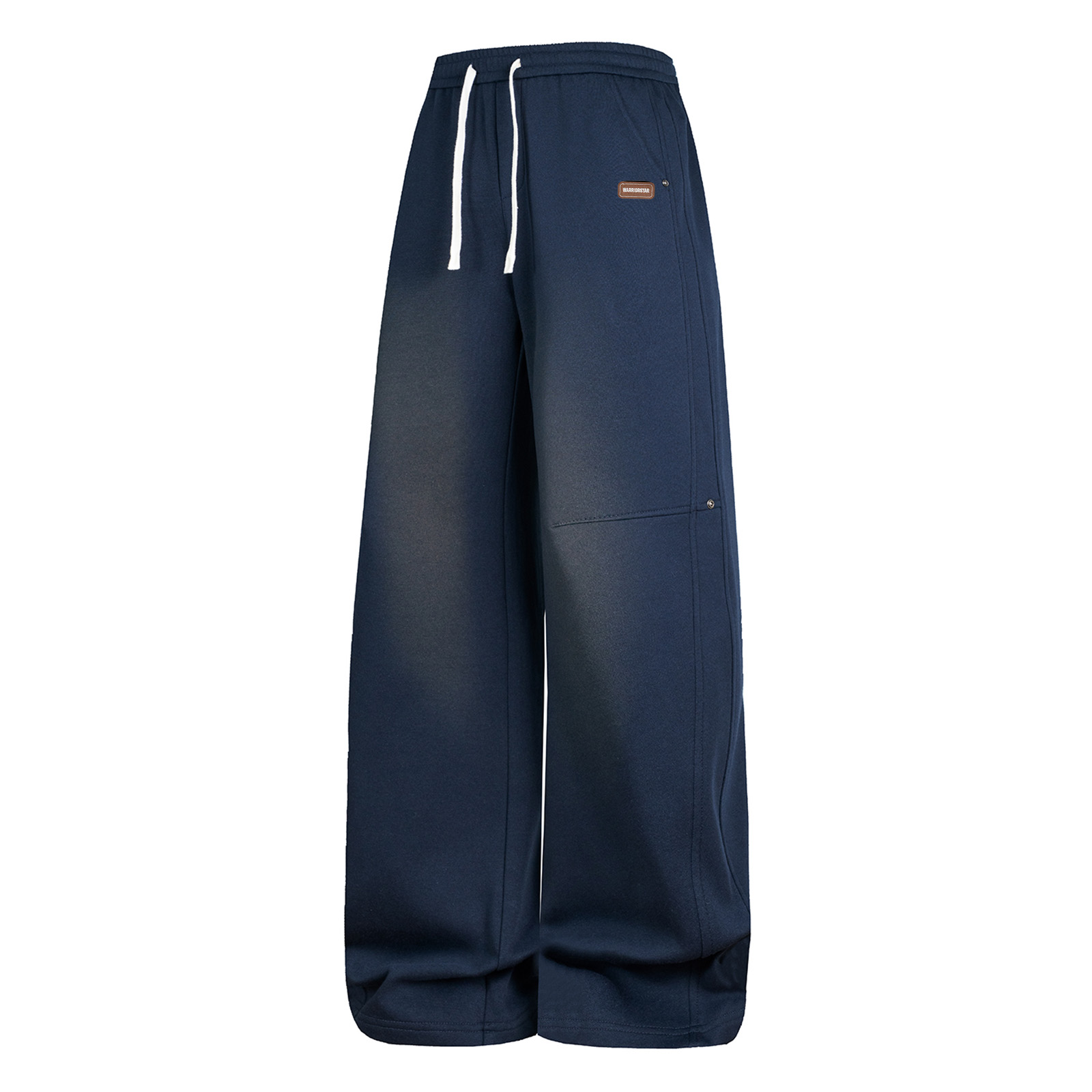 

Повседневные брюки Unisex Moderate Straight Fit WARRIOR, темно-синий[free diy badge]