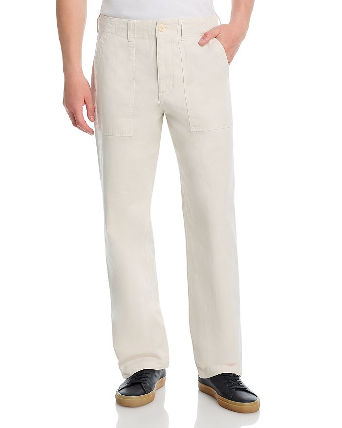 

Брюки из усталостного твила Madewell, коричневый/бежевый