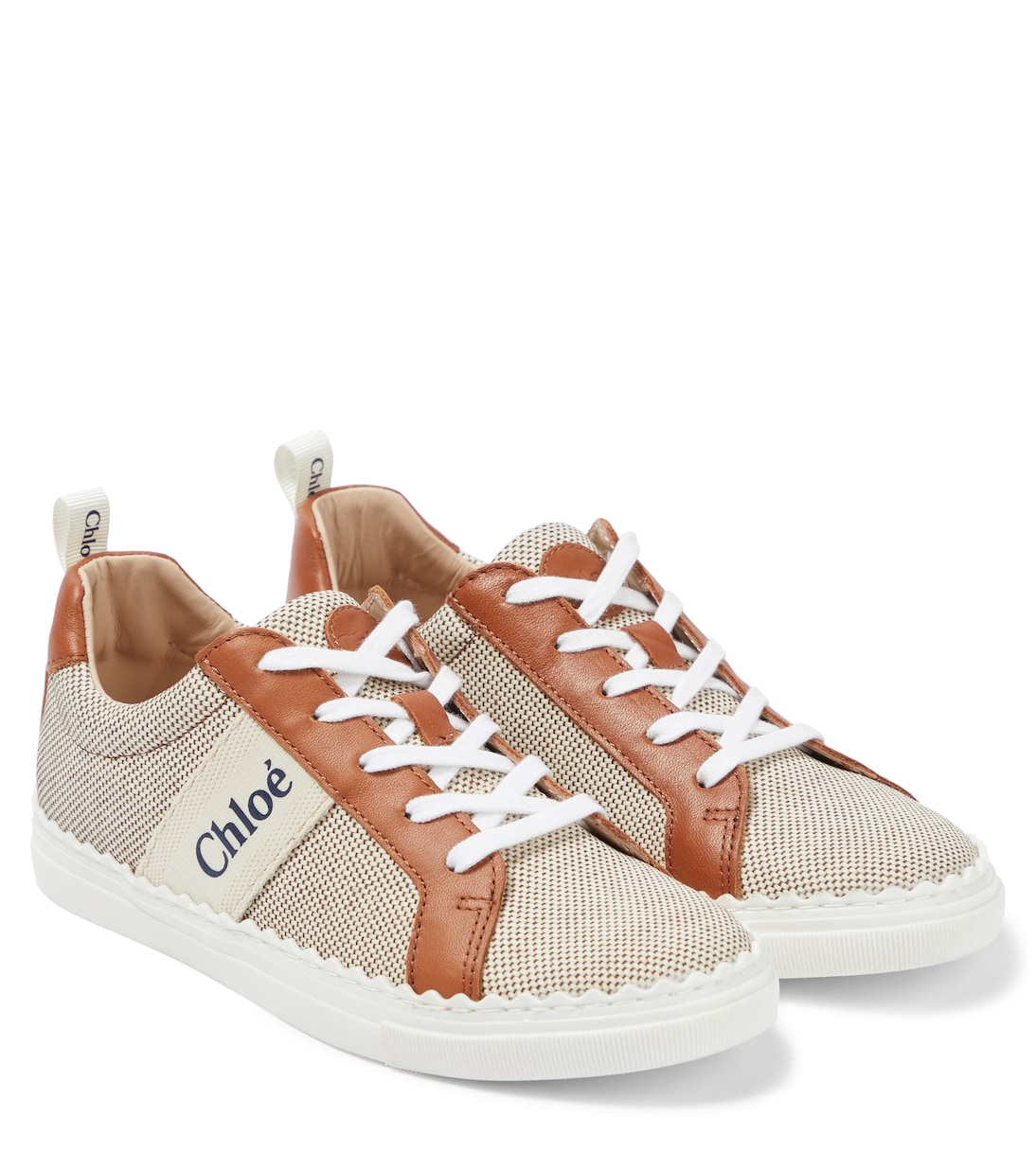 

Холщовые кроссовки Lauren Chloé Kids, Ginger