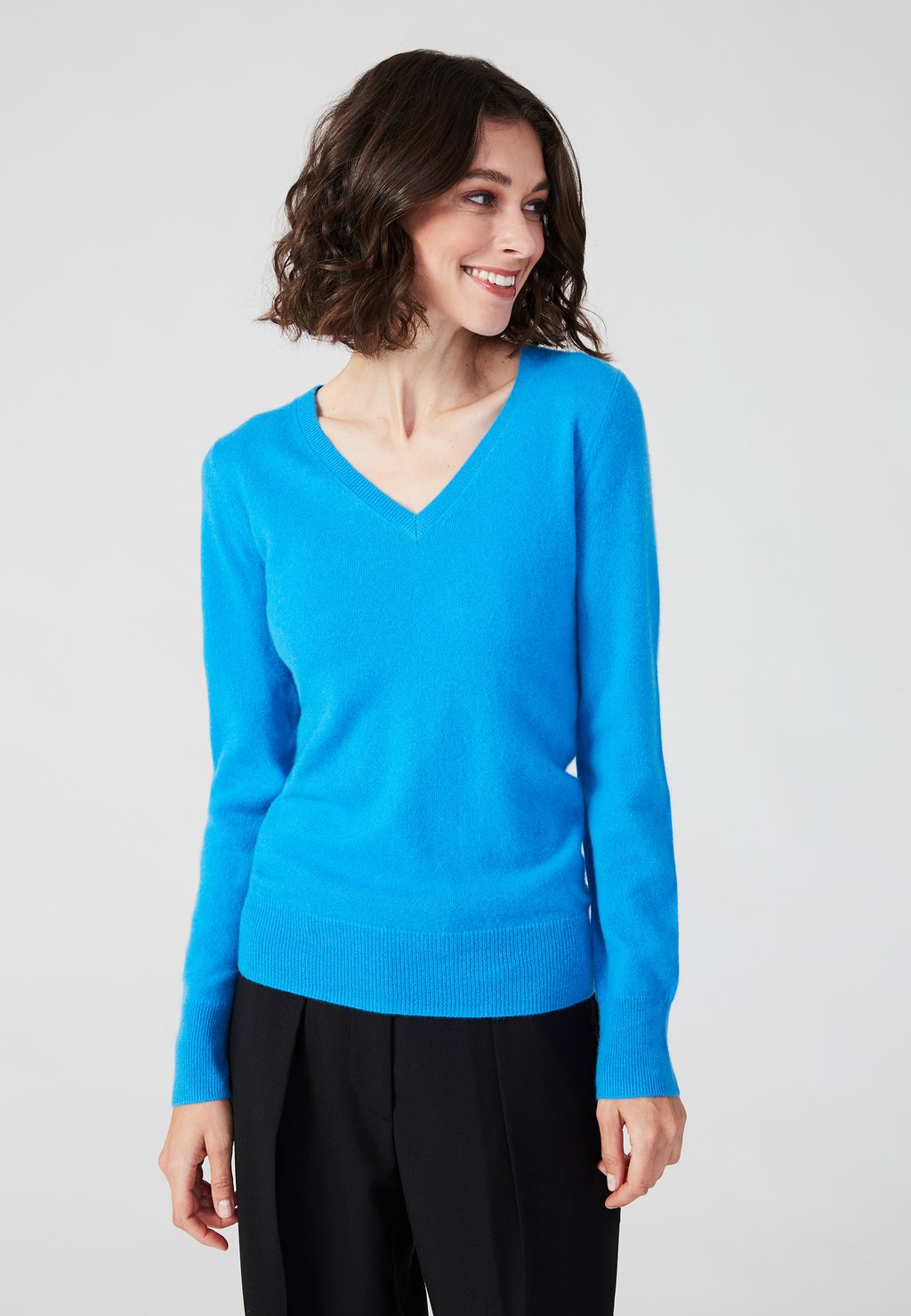 

Вязаный свитер V NECK Style Republic, цвет fancy blue