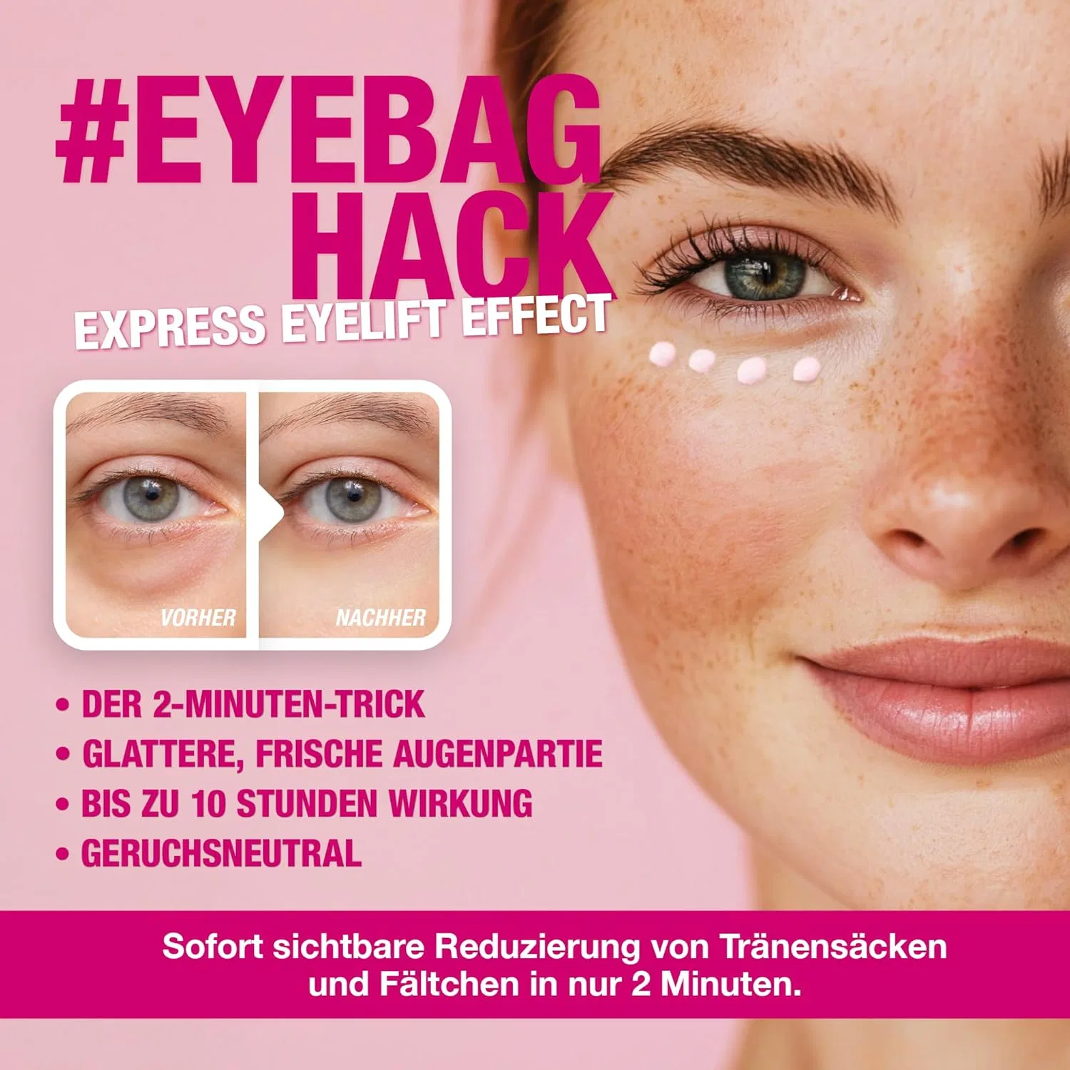 Крем для век «EYEBAGHACK Express Eyelift» ‎Svenja Walberg — фото 2